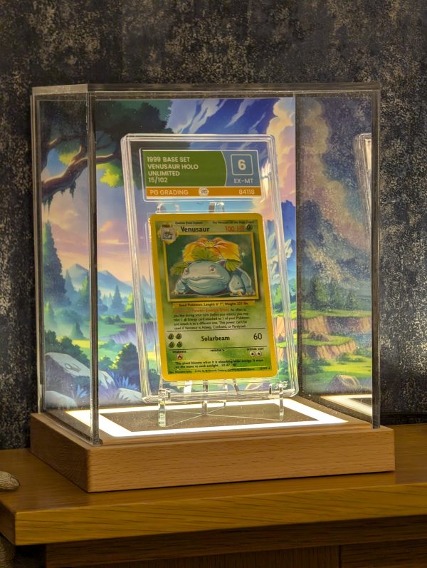 DecorFab illuminated trading card display case