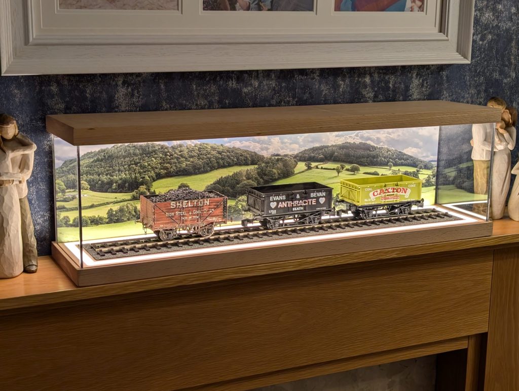 Deluxe O Gauge Display Case - Illuminated