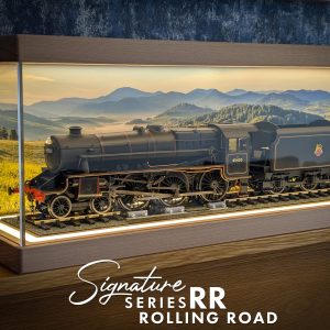 Signature Series O Gauge Rolling Road Illuminated Model Display Case